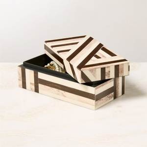 Decorative Handmade MDF Resin Modern Engraved Customizable Jewelry Box Premium Craftsmanship Buckle Closure Elegant Home <b>Storage</b> - Product Image 5