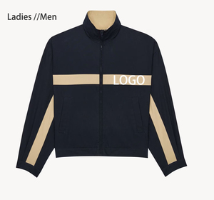 Veste coupe-vent unisexe CASSANDRE à fermeture éclair avec broderie sur la poitrine – Tendance streetwear – Meilleure vente - Product Image 1