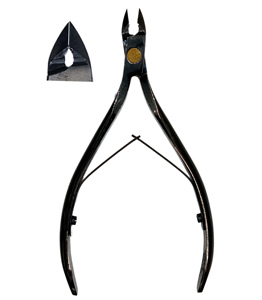 Pince à cuticules professionnelle RMH Tools, revêtement titane, durable, luxueuse, classique, bord tranchant, qualité chirurgicale, manucure, pédicure - Product Image 1