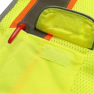Chaleco de Seguridad Reflectante de Alta Visibilidad, Transpirable, con Bolsillos, para Ingenieros, Ropa de Trabajo, Venta Caliente de Fábrica, de Pakistán - Product Image 3