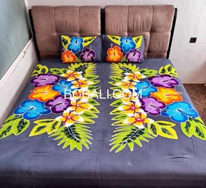 Sábana de Rayón Pintada a Mano Originalmente por Artesanos Balineses - Product Image 5