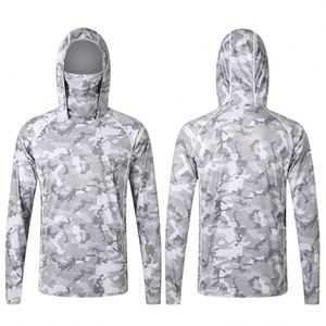 Chemises de pêche personnalisées avec logo imprimé, imperméables, respirantes, séchage rapide, protection UV, faible MOQ, pour la pêche en mer et la pêche sportive. - Product Image 3