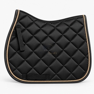 Sous-selles de cheval amortissantes, conçues avec des couches rembourrées pour aider à distribuer la pression pendant la conduite et l'entraînement. - Product Image 1