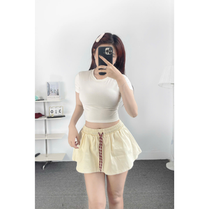 Falda de Cintura Alta para Mujer, de Alta Calidad, con Banda Elástica, Shorts Integrados, Transpirable, Ecológica, Disponible en Varios Colores - Product Image 5