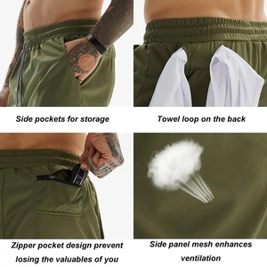 Wholesale <b>Compression</b> <b>Shorts</b> Quick Dry Fitness <b>Shorts</b> for Gym Running Apparel Supply - Product Image 5