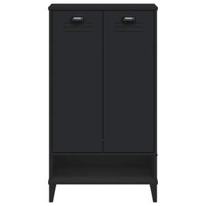 ชั้นวางรองเท้าไม้สีดำ ขนาด 23.6x13.8x42.1 นิ้ว - Product Image 6