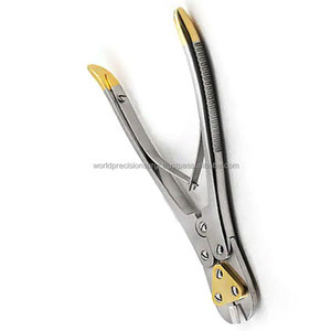 Coupe-fils manuel à double action en carbure de tungstène pour clous chirurgicaux orthopédiques, instrument de coupe robuste pour usage hospitalier - Product Image 6