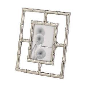 Premium Quality Geometric Metal Photo <b>Frame</b> Rectangle 4x6 Inch Horizontal Rose <b>Gold</b> Finish - Product Image 2