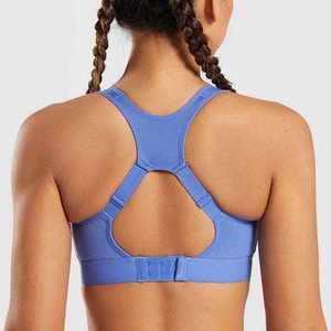 Soutien-gorge de sport grande taille à maintien élevé avec logo personnalisé et cristaux, design sans couture pour le yoga et la gym des femmes - Adultes - Product Image 2