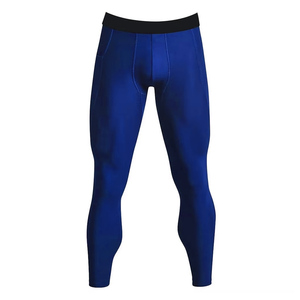Leggings de compression haute élasticité pour hommes et femmes avec poches latérales, logo personnalisé, séchage rapide, pour fitness, gym, sport, course à pied et yoga - Product Image 4