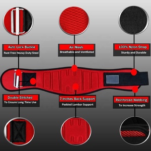 เข็มขัดยกน้ำหนัก EVA แบบกว้าง6นิ้วเข็มขัดสควอทแบบนีโอพรีนสำหรับทุกเพศ - Product Image 4