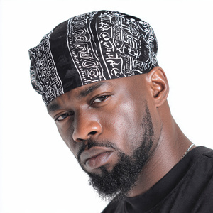 Durags en satin de soie personnalisés en gros, foulards multifonctionnels pour adultes, durags en satin doux - Product Image 2