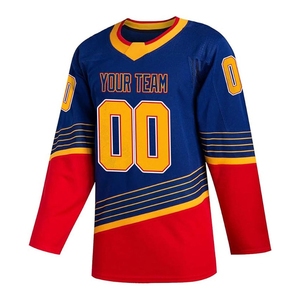 Maillot de hockey sur glace haut de gamme, uniforme de sport imprimé sur mesure, chemise d'équipe respirante à manches longues, vêtements de sport à séchage rapide pour joueur - Product Image 1
