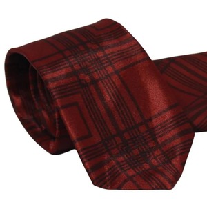 Cravate en polyester à motif écossais pour homme, collection 2026, idéale pour cadeau promotionnel d'affaires - Product Image 4