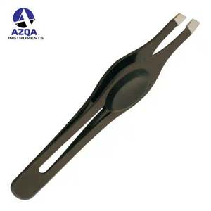 Pinzas Profesionales de Acero Inoxidable para Cejas, Herramienta de Depilación Facial con Punta Inclinada para el Cuidado de las Cejas, Venta al Por Mayor - Product Image 4