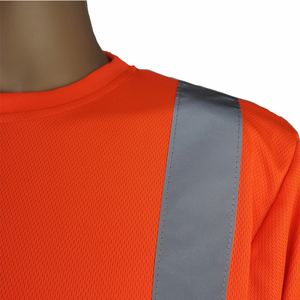 High Thickness Durability Lightweight Abrasion-Resistant <b>Shirt</b> Comfortable Round Neck TC Polyester <b>Hi</b> <b>Vis</b> <b>T</b>-<b>shirt</b> - Product Image 3