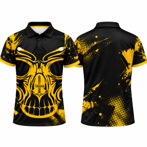 Maillot de football géométrique rouge, noir et blanc pour homme, manches courtes, respirant, coupe athlétique, toutes saisons, impression sublimée - Product Image 2