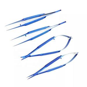 Instruments de microchirurgie ophtalmique en titane AISLING INTERNATIONAL AI-NSS-06 de haute qualité certifiés CE, ensemble de 5 pièces, garantie 1 an - Product Image 1