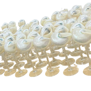 Verres de conque naturels d'usine du Vietnam pour le mariage décoratif de plage, cadeau de demoiselle d'honneur, gobelets de partie - Product Image 1