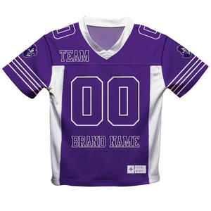 ผู้ผลิตเสื้อฟุตบอลอเมริกันวินเทจแบบสั่งทำพิเศษ เสื้อฟุตบอลตาข่ายถักทรงโอเวอร์ไซส์ คอวี ทรงครอป ทรงบ็อกซี่ สำหรับผู้ชาย - Product Image 1