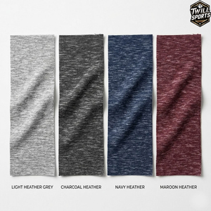 <b>Men</b>’s Slim Fit Heather Grey T-Shirt – Lightweight Breathable <b>Stretch</b> Fabric Casual Crew Neck Short Sleeve Tee for Gym Fitness - Product Image 4
