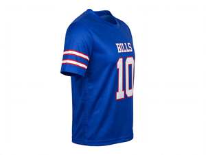 Camiseta de Fútbol Azul Personalizada, Uniforme Deportivo Impreso, Ropa Deportiva de Manga Corta, Transpirable, para Entrenamiento, Venta al Por Mayor, 100% - Product Image 3