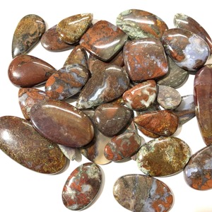 Pierres cabochons ovales en agate rouge naturelle de haute qualité, pierres précieuses en vrac, certificat IGI, fabrication de bijoux - Product Image 5