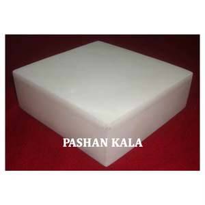 Solid Plain White Marble Square Jewelry Box - Product Image 1