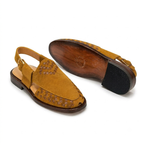 Mules en daim marron pour homme, bout pointu, sangle à boucle, style classique, sandales toutes saisons - Product Image 4