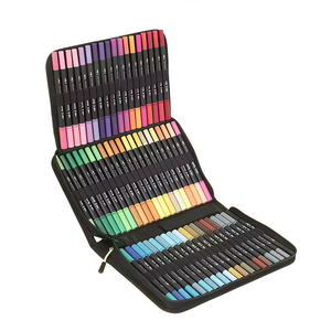 Juego de 60 <span class=keywords><strong>Rotuladores</strong></span> de Doble Punta con Pincel de Acuarela, Pincel Flexible y Delineador Fino <span class=keywords><strong>para</strong></span> Dibujo, Caligrafía y Materiales de Arte - Product Image 1