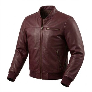 Hand Finished <b>jacket</b> for men men's <b>jackets</b> Motorbike Leather Vintage Biker Coat Cafe Racer Style Europe Market - Product Image 6