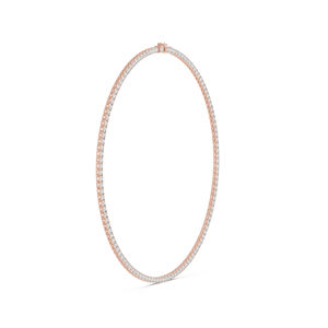 Collier en or blanc 14 carats avec diamant rond cultivé en laboratoire pour femme, à porter au quotidien |   Nouveau diamant cultivé - Product Image 5