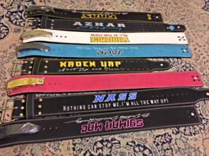 Cinturones de levantamiento de pesas de 10 mm y 13 mm con logo personalizado / Cinturones de powerlifting para gimnasio, de cuero, con soporte lumbar resistente. - Product Image 6