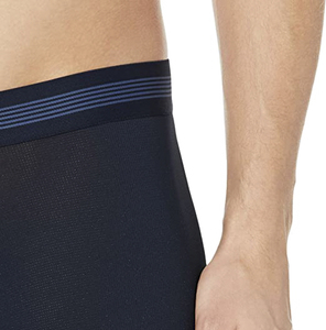 <b>Men</b> <b>Compression</b> <b>Shorts</b> Solid Color Sports Biker Gym Fitness Training Underwear Custom Logo Knitted Elastic Waist Mid Quick Dry - Product Image 3