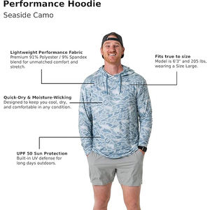 Sudadera con Capucha Camuflada para Hombre, Mezcla de Algodón y Poliéster, Diseño Lavanda, Capucha con Cordón, Bolsillos Laterales, Estilo Urbano - Product Image 5