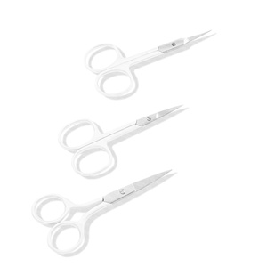 Ciseaux à cuticules incurvés en acier inoxydable de qualité supérieure pointe pointue manucure de précision et ciseaux de coupe des sourcils - Product Image 6