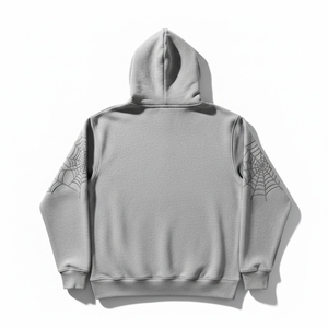 Sudadera con Capucha Personalizada con Estampado Puff Número de Ángel 555555, Sudadera de Forro Polar Grueso para Hombre, Ropa Deportiva al por Mayor de Fábrica - Product Image 3