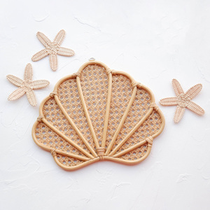 Décoration de fête d'anniversaire pour enfants sur le thème de l'océan, art mural en rotin et coquillages fait main, qualité supérieure - Product Image 4