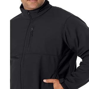 Chaqueta Softshell Unisex de Última Moda, Ecológica, Talla Grande, Impermeable, Transpirable, 100% Poliéster, Informal de Invierno, con Capucha, Cortavientos - Product Image 5