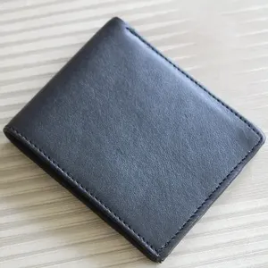 High Quality Classic Man <b>Wallet</b> Made From Crazy Horse Genuine Black Leather <b>Wallet</b> Rfid <b>Secure</b> Short Purse Money Card Holder Bag - Product Image 3