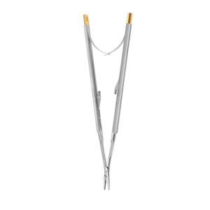 Vente en gros usine – Porte-aiguille microvasculaire manuel en acier inoxydable 100 % antirouille, pointe olive, angulaire, certifié CE - Product Image 5