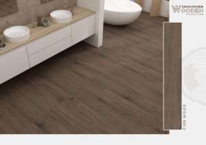 กระเบื้องพอร์ซเลนผิวด้านขนาด 20x120 ซม. ออกแบบมาเพื่อเพิ่มความยืดหยุ่นในการเคลื่อนไหวของพื้นผิว ให้สัมผัสนุ่ม สมดุล และเหมาะสำหรับตกแต่งภายใน - Product Image 5