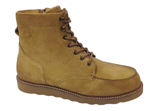 Botines Chelsea de Ante Sintético con Punta Redonda, Sin Cordones, Suela de Goma, Entresuela de EVA, Transpirables, Color Sólido, Para Todas las Estaciones - Product Image 5