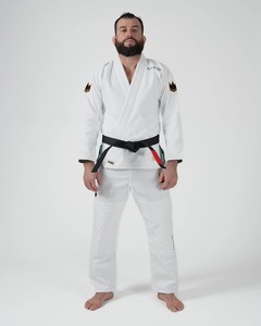   Kimono de Jiu-Jitsu Brasileño Nano 3.0 Blanco, Alta Calidad, 100% Algodón, 460g, Elástico, Uniforme de Artes Marciales - Product Image 1