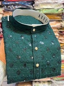 Premium Quality Maruti Fashion <b>Men's</b> Traditional Indian Ethnic Festive And Wedding Wear Rayon Embroidered <b>Kurta</b> Pyjama Set - Product Image 5