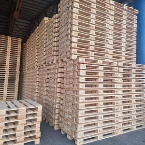 Palet de Madera Europeo de Fábrica - Palet de Madera Natural de Entrada de 4 Vías para Uso Industrial 1200x800, Precio Económico, Bajos Impuestos, Palets para Embalaje - Product Image 4