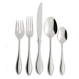 Ensemble de couverts en acier inoxydable pour restaurant, hôtel, maison, cuisine, table à manger, design moderne, passe au lave-vaisselle, léger - Product Image 6