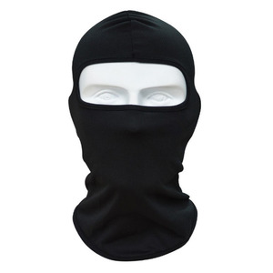 Cagoule tricotée intégrale en gros d'usine, masque facial à marque privée pour hommes et femmes, décontracté, 100% polyester rayé - Product Image 3