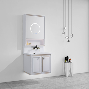 โต๊ะเครื่องแป้งในห้องน้ำอัจฉริยะหินเทียมหรูหรากระจกอัจฉริยะ25C2ดีไซน์ทันสมัยโกดังสินค้าในห้องนอน - Product Image 4