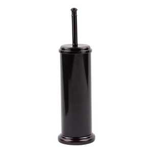 Stainless Steel Toilet Brush Holder <b>Set</b> Chrome Silver <b>Punched</b> Hole Bathroom Commode Cleaning Scrubber Hotel Supply Wand Base - Product Image 3